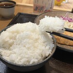 牛かつ いち華 - ごはん大盛