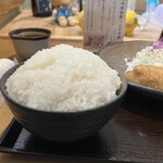 牛かつ いち華 - ごはん大盛