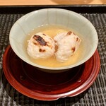 豪龍久保 - ふぐ白子の茶碗蒸し