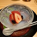 豪龍久保 - 苺とちあいか 丹波黒豆 シャンパンゼリー