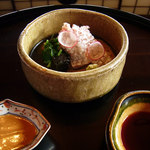 京都 吉兆 - 造里　鯛鹿の子作り　霜月