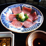 京都 吉兆 - 造里　トロ薄作り　霜月