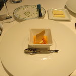 オーグードゥジュール ヌーヴェルエール - 鳴門金時(サツマイモ)のクレームブリュレ(正式名称は不明)。