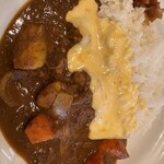 マイカリー食堂 岡山下中野店  - チーズトッピング