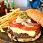 髙橋バーガー - 2025.4マンスリー ジビエな焼きトマトバーガー