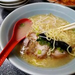 チャイナ DRAGON - 私一推しの塩ラーメン。スープの濃さもリクエスト出来ます。