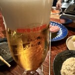 Tachikawa NIKUAZABU - 生中　640円。