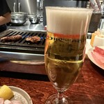 Tachikawa NIKUAZABU - 生中　640円。