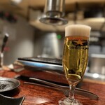 Tachikawa NIKUAZABU - 生中　640円。