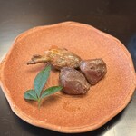 よし町 - ⑩ジャフラトレーディングかすみがうら市産ホロホロ鳥炭焼き ホロホロ鳥 砂肝、ハツ