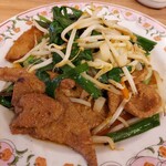 餃子の王将 - ニラレバ炒め(2025年3月30日)