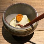 動悸 - とうもろこしのムースと生雲丹