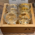 動悸 - 日本酒飲み比べ4種
