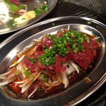 熊本馬肉横丁 - ハツ刺し！