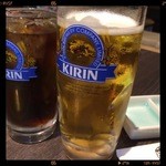 Yakiniku Jinan - 生ビール＆コーラ