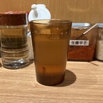 まだ洞くつ家 - 水でなくお茶。