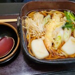 手打そば 砂場 伊豆高原 - 鍋焼きうどん