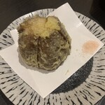 魚介料理 海 - 安堵芋の天麩羅