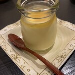 魚介料理 海 - 自家製プリン