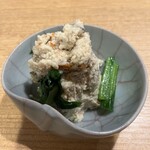 道しるべ - 貝柱の入った卯の花