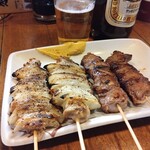 たつや 駅前店（１F） - 豚バラとタン(塩)