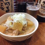 たつや 駅前店（１F） - モツ煮豆腐