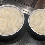 焼肉 おくむら - ご飯。中と小