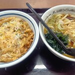 山田うどん - 料理写真:かき揚げ丼セット¥890