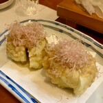 大こう - ポロ葱の天ぷら