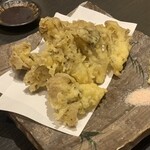 魚介料理 海 - 舞茸の天麩羅