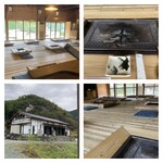 ろばたやき山ろく - 1番に並んだから誰もいない店内の撮影が出来た…