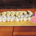 酒肴商店 アジト - 鯖の棒寿司