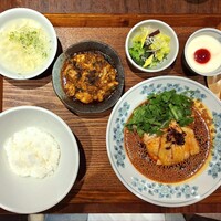 中華旬彩 森本 - よだれ鶏セット＋ミニ麻婆豆腐