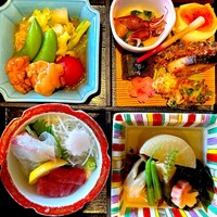 日本料理雲海 - 魚介に火を通した野菜が多め。 バランスの良い管理栄養士オススメ的な構成です。 丁寧に煮込まれた料理や焼き物も。