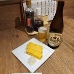 小田原みなと食堂 - 赤星&玉子焼き