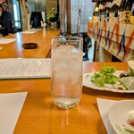 てんぐの蔵 - 芋焼酎 炭酸割 650円