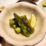 鮮魚・お食事処 山正 - 焼アスパラ