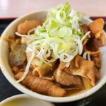 もつ煮 太郎 - ネギたっぷり