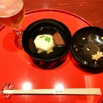 日本料理Obana - 鯛の子真薯と大徳寺麩