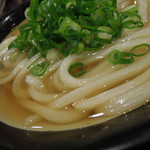 うどん 丸香 - かけ＜温＞大盛＜中＞＋野菜天盛　ズームアップ