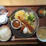 門前洋食 藤屋 - ごちそうセレクション＆ズワイ蟹のクリームコロッケ1960円