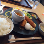 門前洋食 藤屋 - ごちそうセレクション＆ズワイ蟹のクリームコロッケ1960円