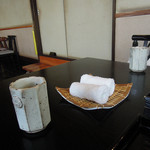 胡桃亭 - テーブル上の様子