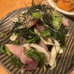 おおはま - 鯵の青唐辛子醤油和え