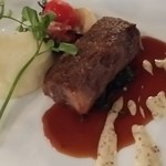 サバティーニ・ディ・フィレンツェ - 【H26.6.28】シェフ・バルディ特選　和牛サーロインのソテー　マスタード風味のソース。