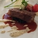 サバティーニ・ディ・フィレンツェ - 【H26.6.28】シェフ・バルディ特選　和牛サーロインのソテー　マスタード風味のソース。