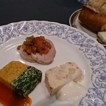 レストランやまもと - 二千円ランチ 前菜