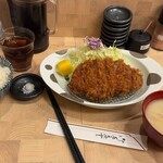 とんかつ檍 - 上ロースかつ定食¥1600