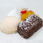 くいもの屋わん - 1336_温ったかブラウニーにバニラアイス