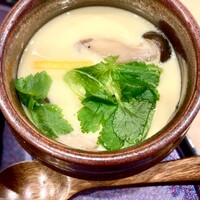 鰻・天ぷら割烹 萬木 - 定食セットの茶碗蒸しとしては、優秀ですと私は褒めたい。
